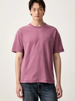 Marc O'Polo T-shirt męski bawełniany różowy