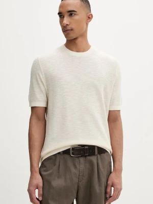 Marc O'Polo T-shirt męski z lnem