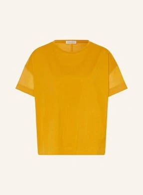 Marc O'polo T-Shirt Z Mieszanki Materiałów gelb