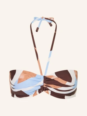 Marc O'polo Top Bikini Typu Bandeau braun