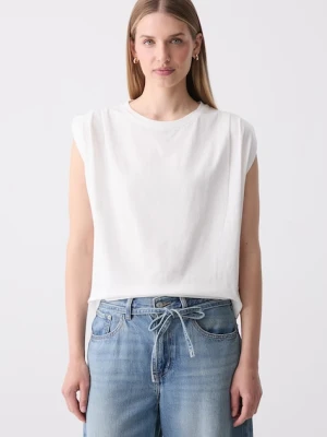 Marc O'Polo top damski bawełniany biały