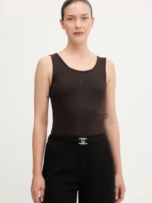Marc O'Polo top damski kolor brązowy 508218150085