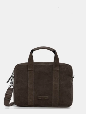 Marc O'Polo torba męska zamszowa