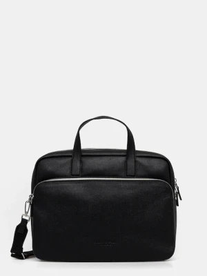 Marc O'Polo torba na laptopa skórzana kolor czarny 5000009083
