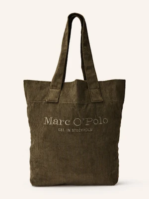 Marc O'polo Torba Shopper Medium Ze Sztruksu gruen