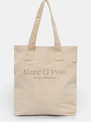 Marc O'Polo torebka bawełniana kolor beżowy 50919730202807