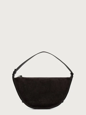 Marc O'Polo torebka crossbody damska zamszowa brązowy