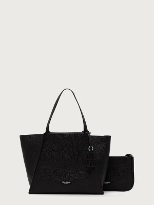 Marc O'Polo torebka shopper damska skórzana czarny