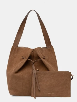 Marc O'Polo Torebka shopper damska zamszowa