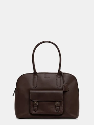 Marc O'Polo torebka skórzana kolor brązowy 5000009165