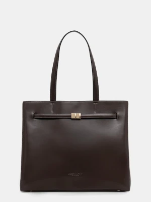 Marc O'Polo torebka skórzana kolor brązowy 5000009275