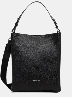 Marc O'Polo torebka skórzana kolor czarny 5000007749