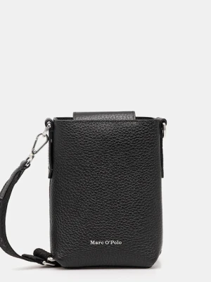 Marc O'Polo torebka skórzana kolor czarny 5000007752