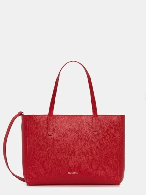 Marc O'Polo torebka skórzana kolor czerwony 5000009143