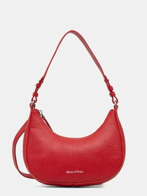 Marc O'Polo torebka skórzana kolor czerwony 5000009284