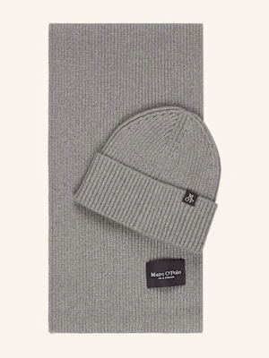 Marc O'polo Zestaw: Czapka I Szal grau