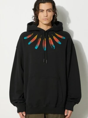 Marcelo Burlon bluza bawełniana Collar Feathers Comfy Hoodie