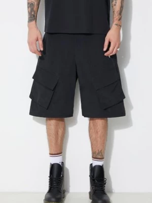 Marcelo Burlon szorty Cross Nylon Cargo Shorts męskie kolor czarny CMCS001S24FAB0011001