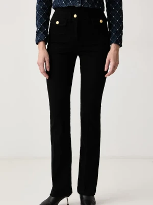 Marciano by Guess jeansy flare damskie ALBA czarny