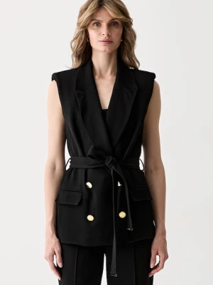 Marciano by Guess kamizelka dwurzędowa damska z wiskozą RASHIDA