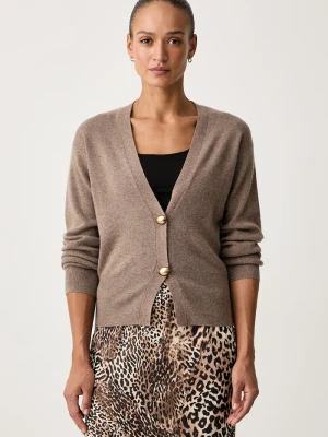 Marciano by Guess kardigan damski z dodatkiem kaszmiru HELSINKI beżowy