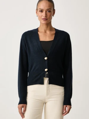 Marciano by Guess kardigan damski z dodatkiem kaszmiru HELSINKI granatowy