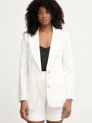 Marciano by Guess marynarka jednorzędowa damska z dodatkiem lnu JANE