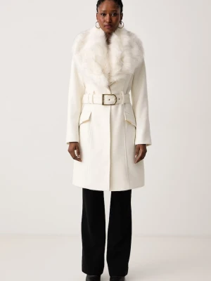 Marciano by Guess płaszcz męski z wełną NEW ALICE biały