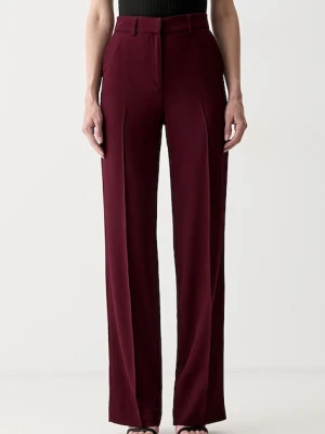 Marciano by Guess spodnie regular damskie z dodatkiem wełny ABBY