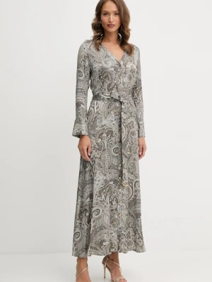 Marciano by Guess sukienka BRITNEY kolor szary maxi rozkloszowana 5YGK47 7298A