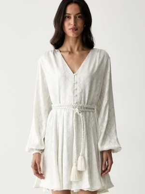 Marciano by Guess sukienka z wiskozą HADIL beżowy