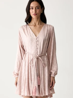 Marciano by Guess sukienka z wiskozą HADIL różowy