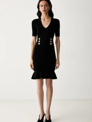 Marciano by Guess sukienka z wiskozą YAMNA czarny