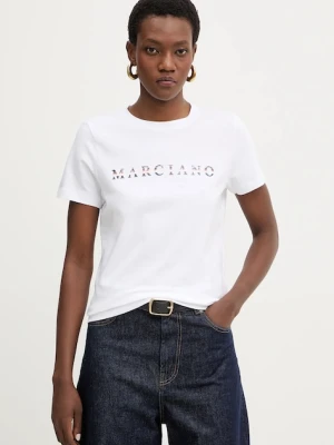 Marciano by Guess t-shirt MABEL damski kolor biały 6RGI02 6008A