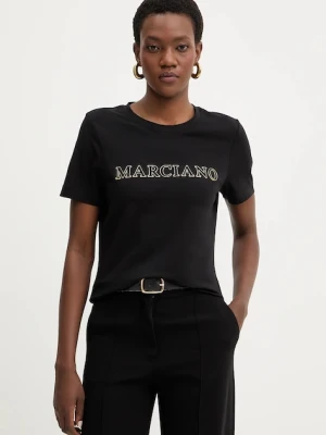 Marciano by Guess t-shirt MABEL damski kolor czarny 6RGI04 6008A