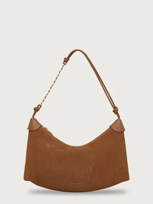 Marciano by Guess torebka hobo damska zamszowa GRACE brązowy