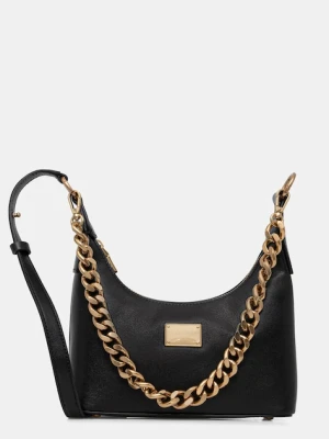 Marciano by Guess torebka skórzana kolor czarny 6RGZ14 7414A