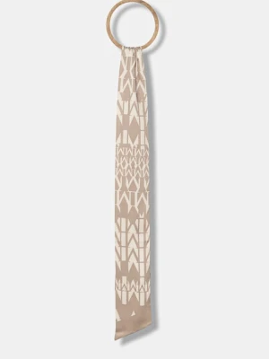 Marciano Guess apaszka LIA damski kolor beżowy wzorzysty 5YGZ02 9418Z