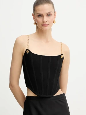 Marciano Guess bluzka AISHA damska kolor czarny gładka 5BGR15 5036Z