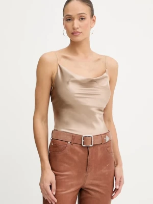 Marciano Guess bluzka jedwabna DENISE damska kolor zielony gładka 4YGH09 7117A