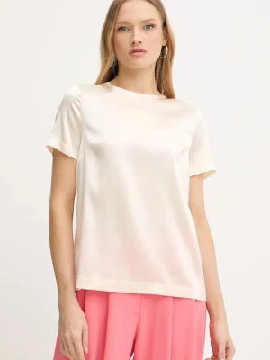 Marciano Guess bluzka jedwabna DENISE kolor beżowy z aplikacją 4YGH07 7117A