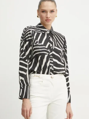 Marciano Guess koszula MOLLY damska kolor czarny regular z kołnierzykiem klasycznym 5RGH34 9917Z