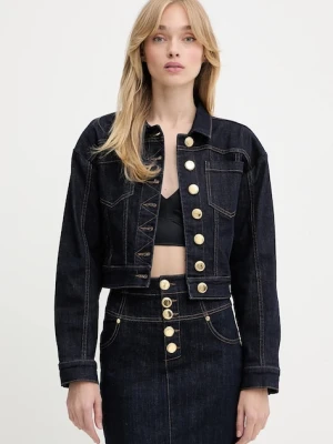 Marciano Guess kurtka jeansowa KYLIE kolor granatowy przejściowa oversize 5YGN10 7347A