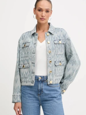 Marciano Guess kurtka jeansowa SARAH kolor niebieski przejściowa 5YGN11 7354A