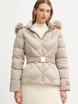 Marciano Guess kurtka puchowa ELLY kolor beżowy zimowa 5BGL37 7374A