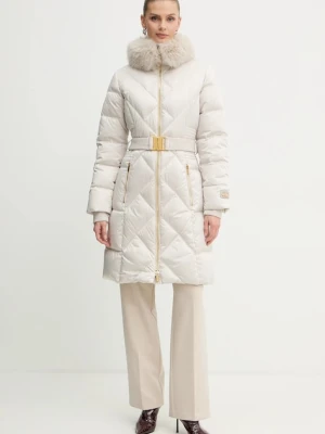 Marciano Guess kurtka puchowa ELLY kolor beżowy zimowa 5BGL38 7374A