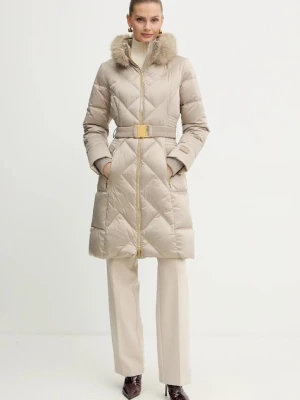 Marciano Guess kurtka puchowa ELLY kolor beżowy zimowa 5BGL38 7374A