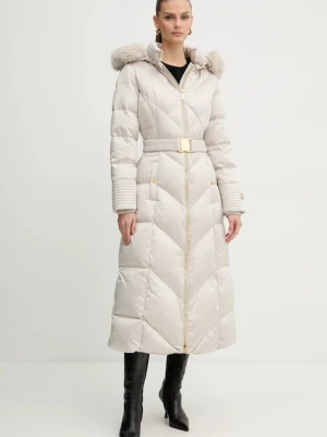 Marciano Guess kurtka puchowa ELLY kolor beżowy zimowa 5BGL39 7374A