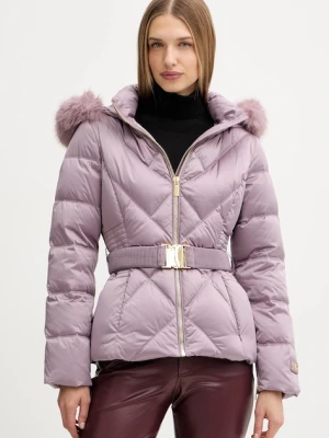 Marciano Guess kurtka puchowa ELLY kolor różowy zimowa 5BGL37 7374A