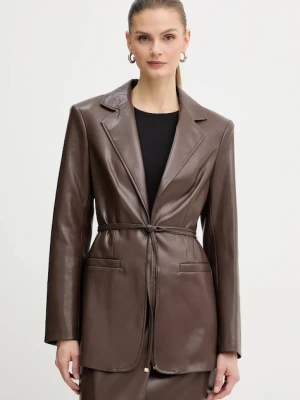 Marciano Guess marynarka GLADYS kolor brązowy 5BGN04 7389A